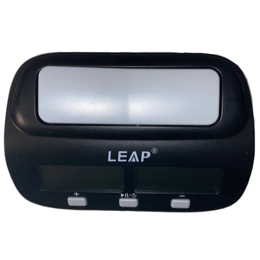 LEAP Professional Digital Chess Clock Timer w/Time Bonus & Delay Feature P09907S
